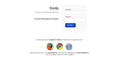 Desktop Screenshot of admin.siedp.it